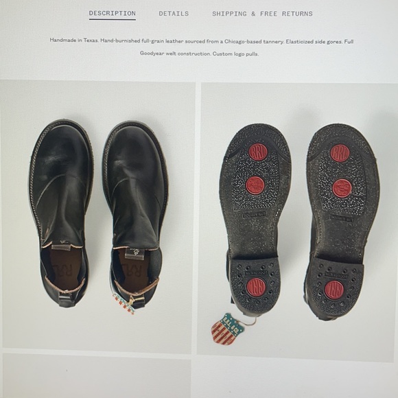 Ralph Lauren Hand Burnished Leather Chelsea Unisex Boots - Picture 12 of 14